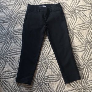 LOFT 0P cropped length black pants